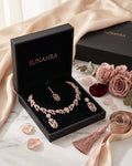 Roseate Flora Necklace Set