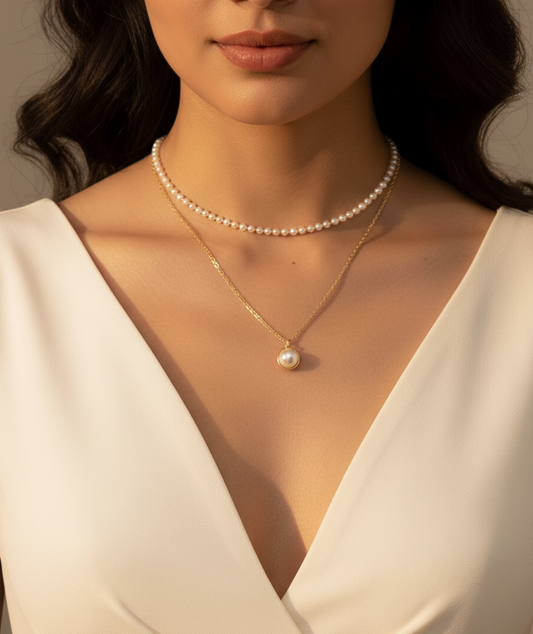 Pearl Layered Necklace