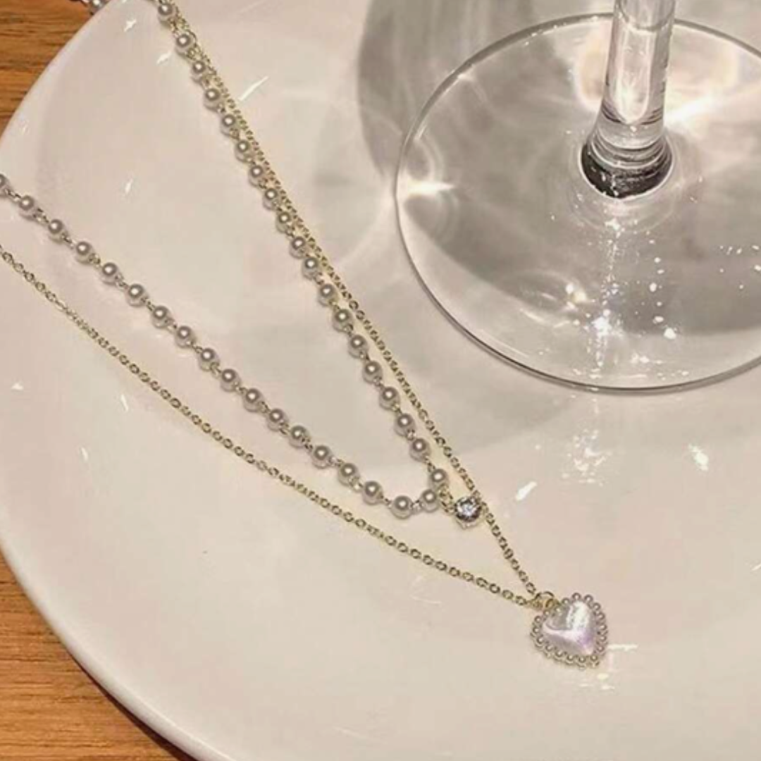 Moonlit Heart Necklace