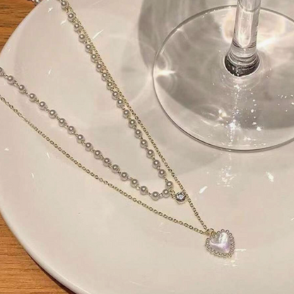 Moonlit Heart Necklace