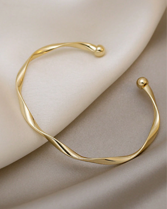 Golden Twist Bracelet