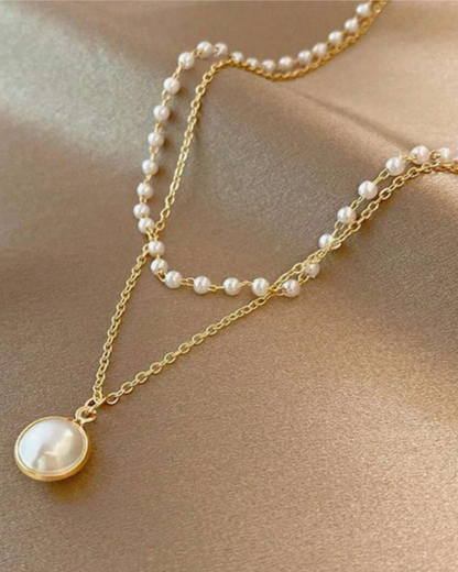 Pearl Layered Necklace
