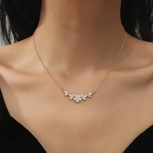 Floral Cascade Necklace