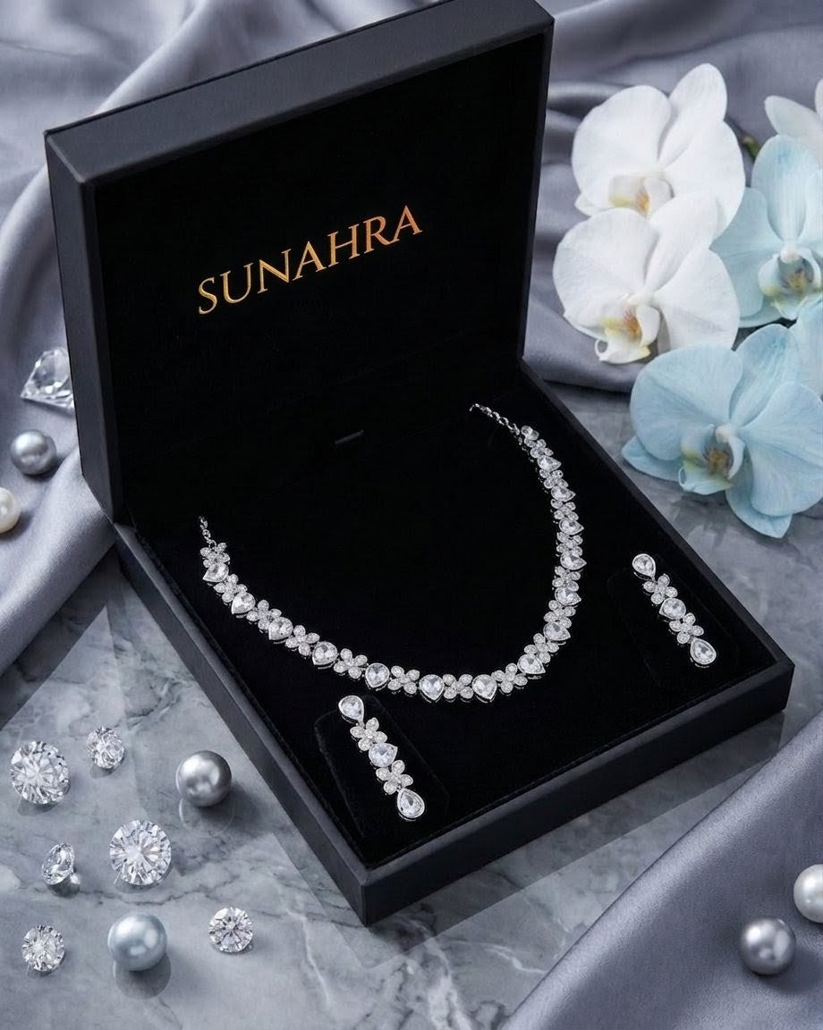 Silver Mist Necklace Set